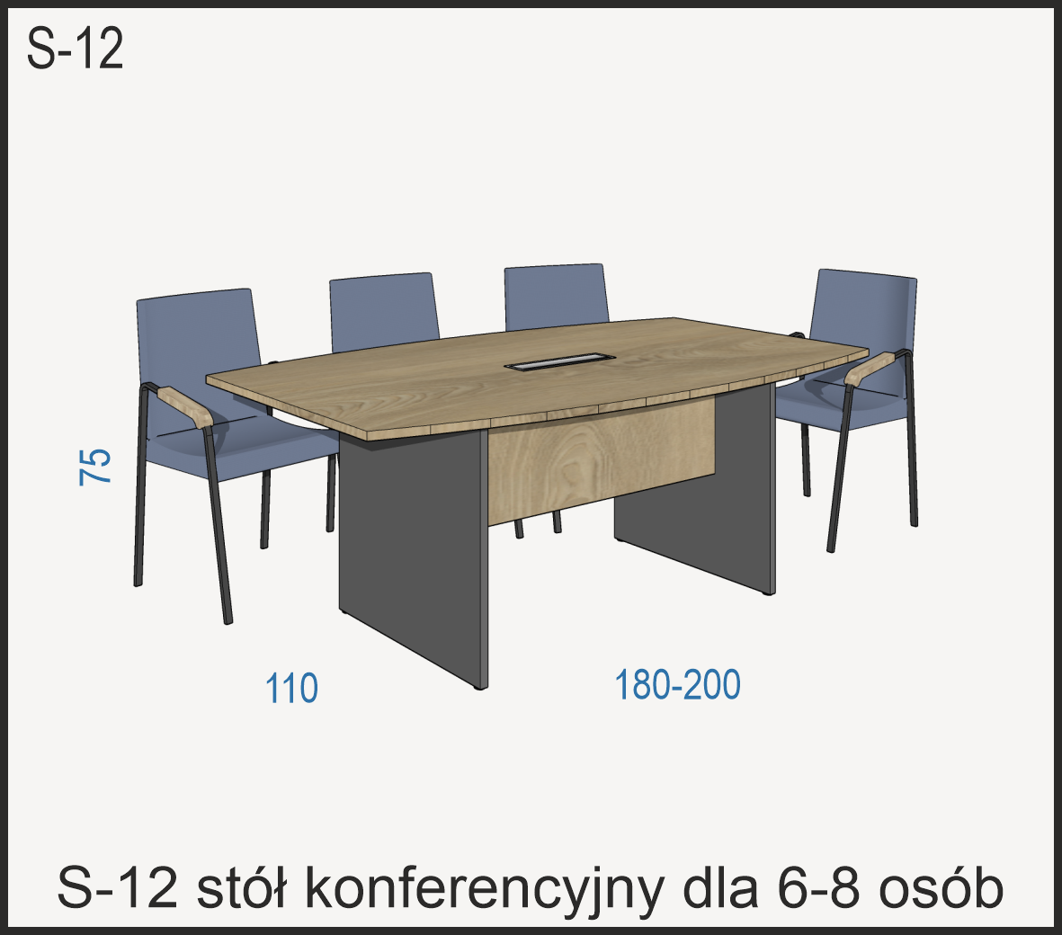 stół konferencyjny 12