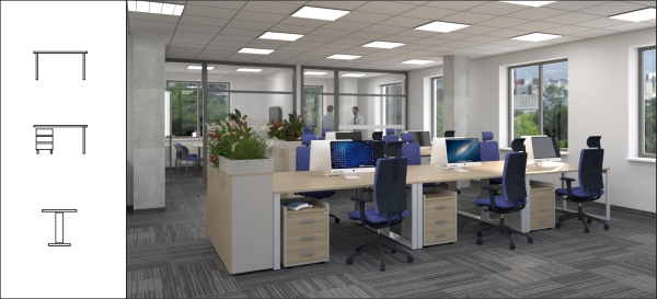 BIURKA-MEBLE BIUROWE